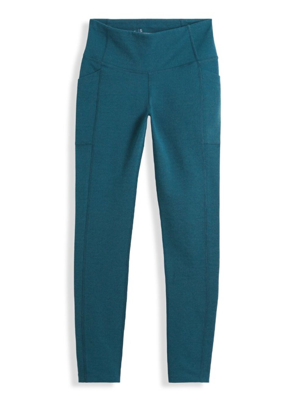 ibex Lizzi Leggings Tights Blue Merino Wool Size Small